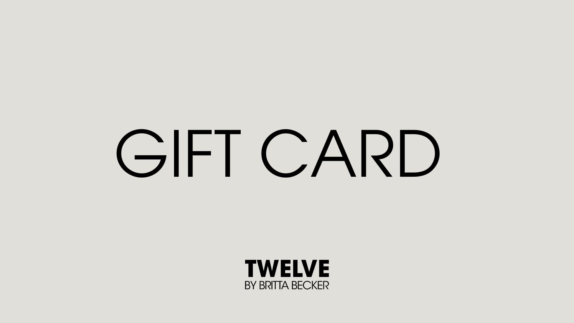 GIFT CARD