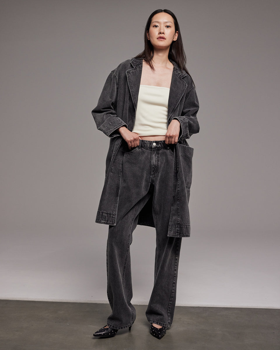 Denim jacket CAREN black I TWELVE by Britta Becker