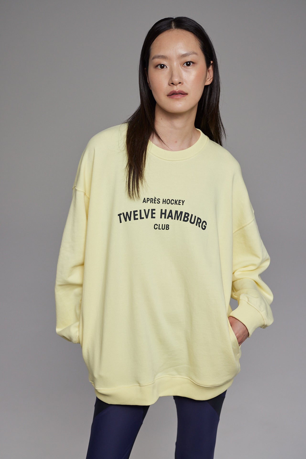 Crew Neck Pullover EVA gelb