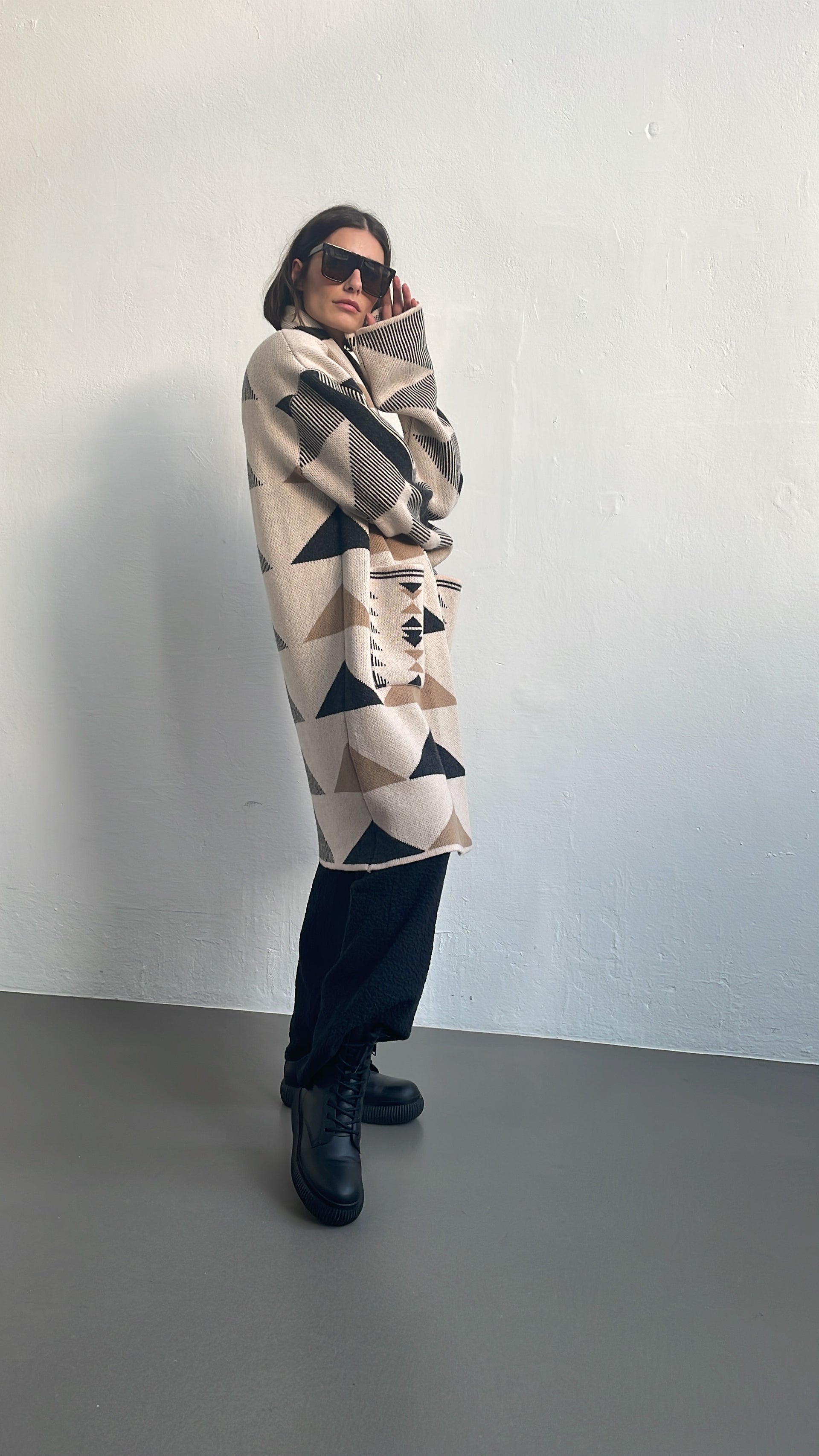 Knitted coat TONI