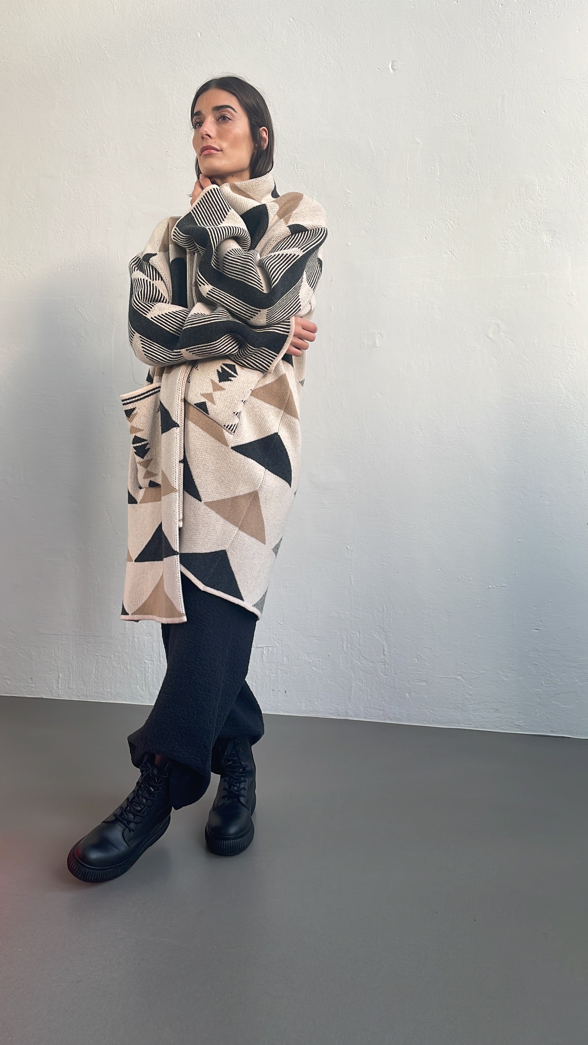 Knitted coat TONI