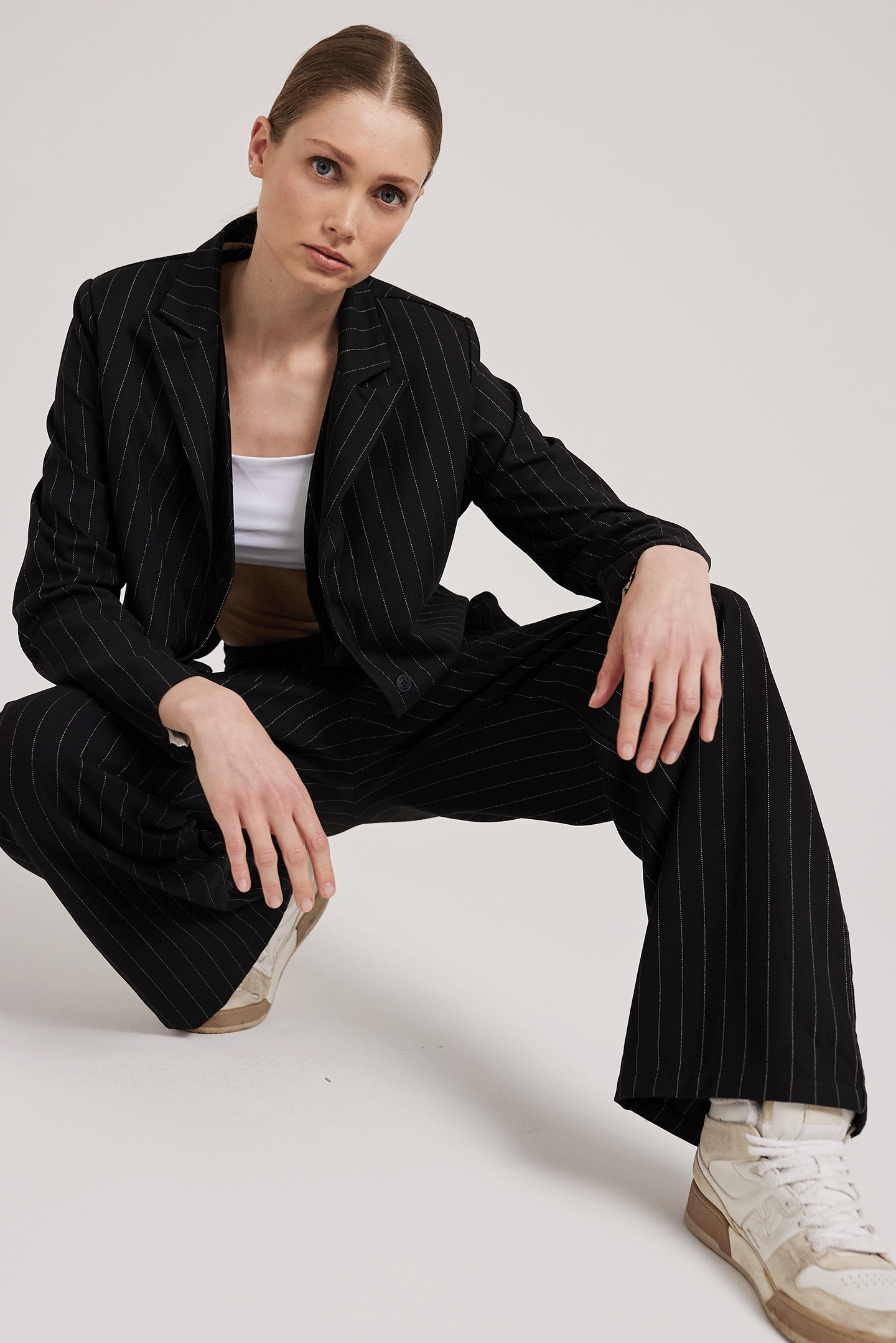 Cropped blazer CAMILLE black