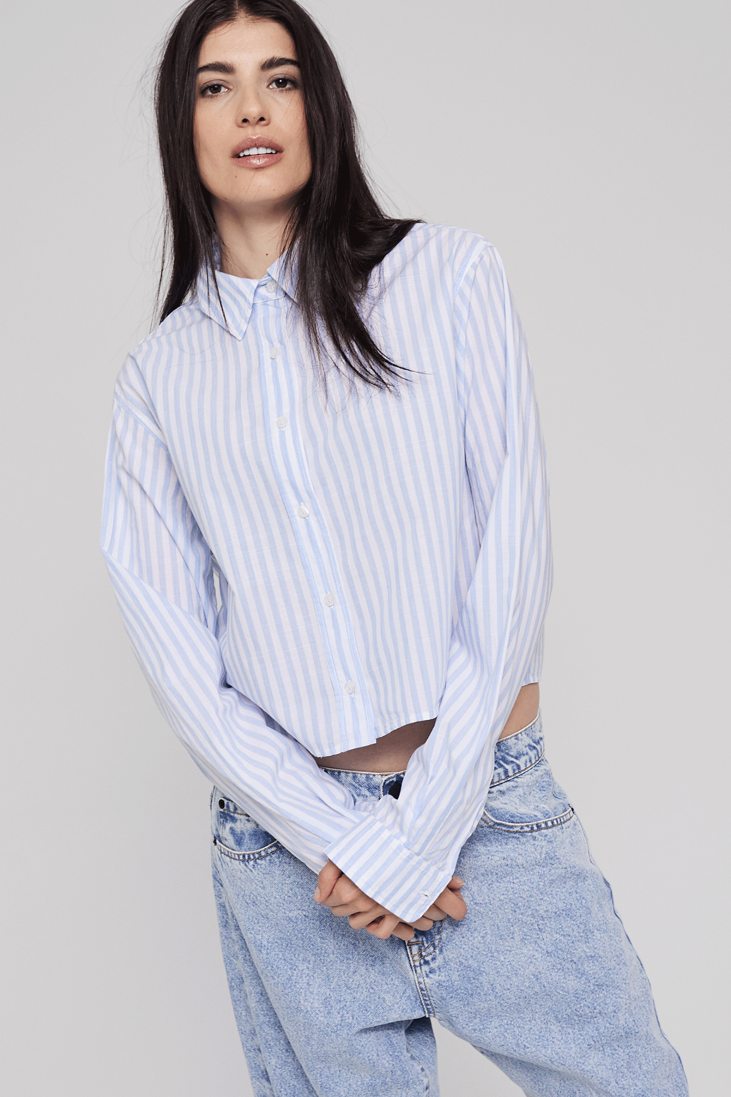 Cropped blouse LOUISE
