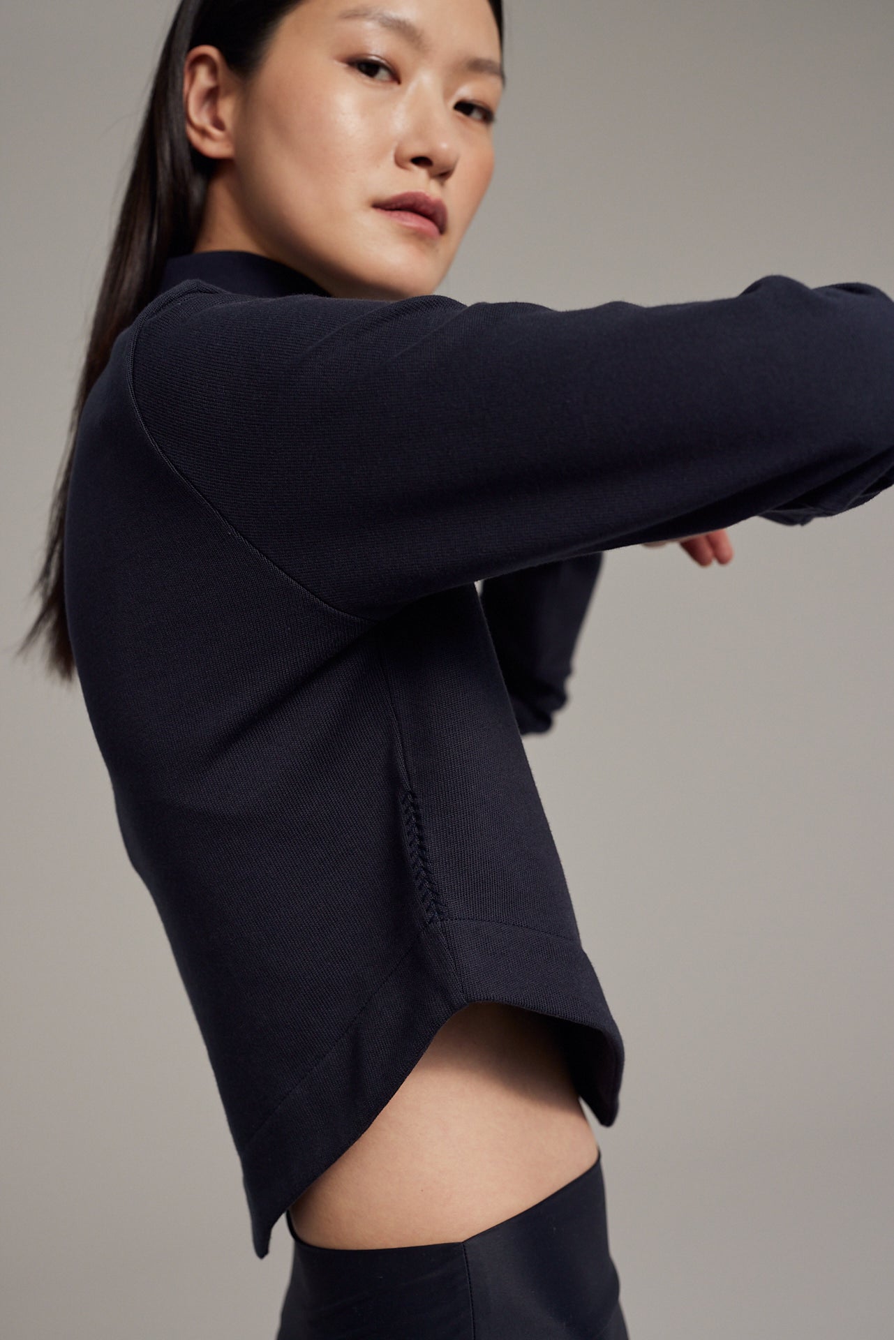 Crop top with turtleneck ROMY