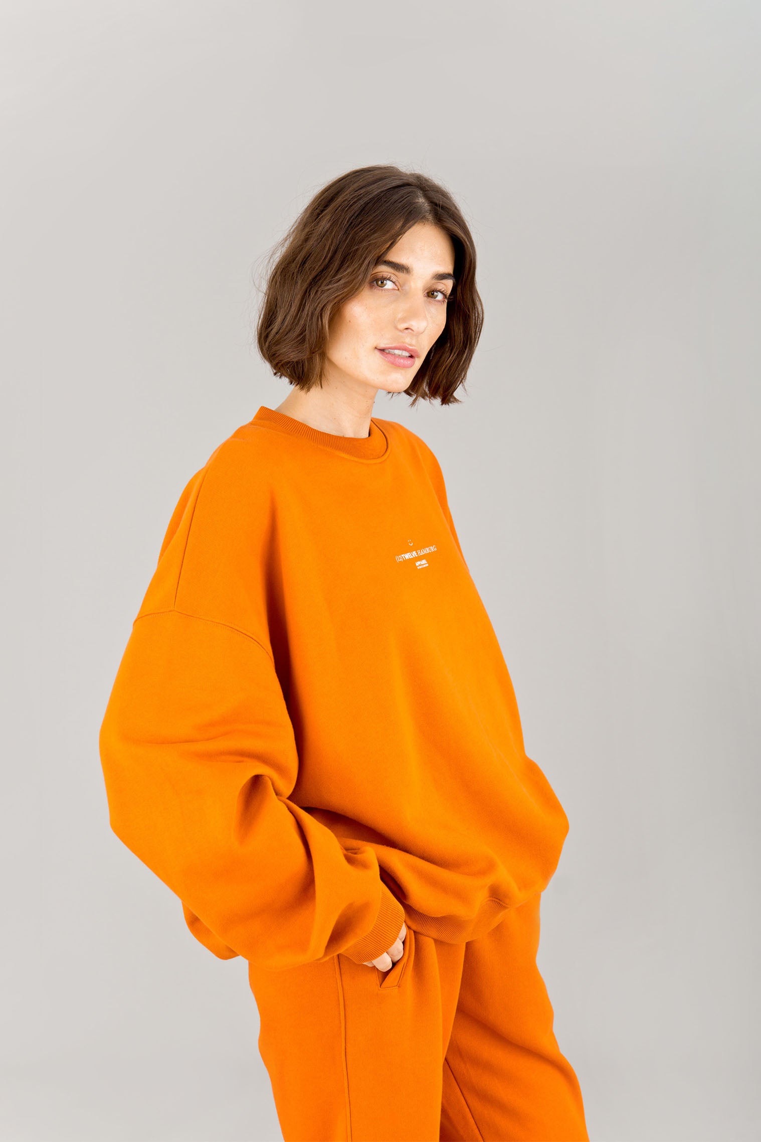 Rusty Orange Sweater Twelve POLLY