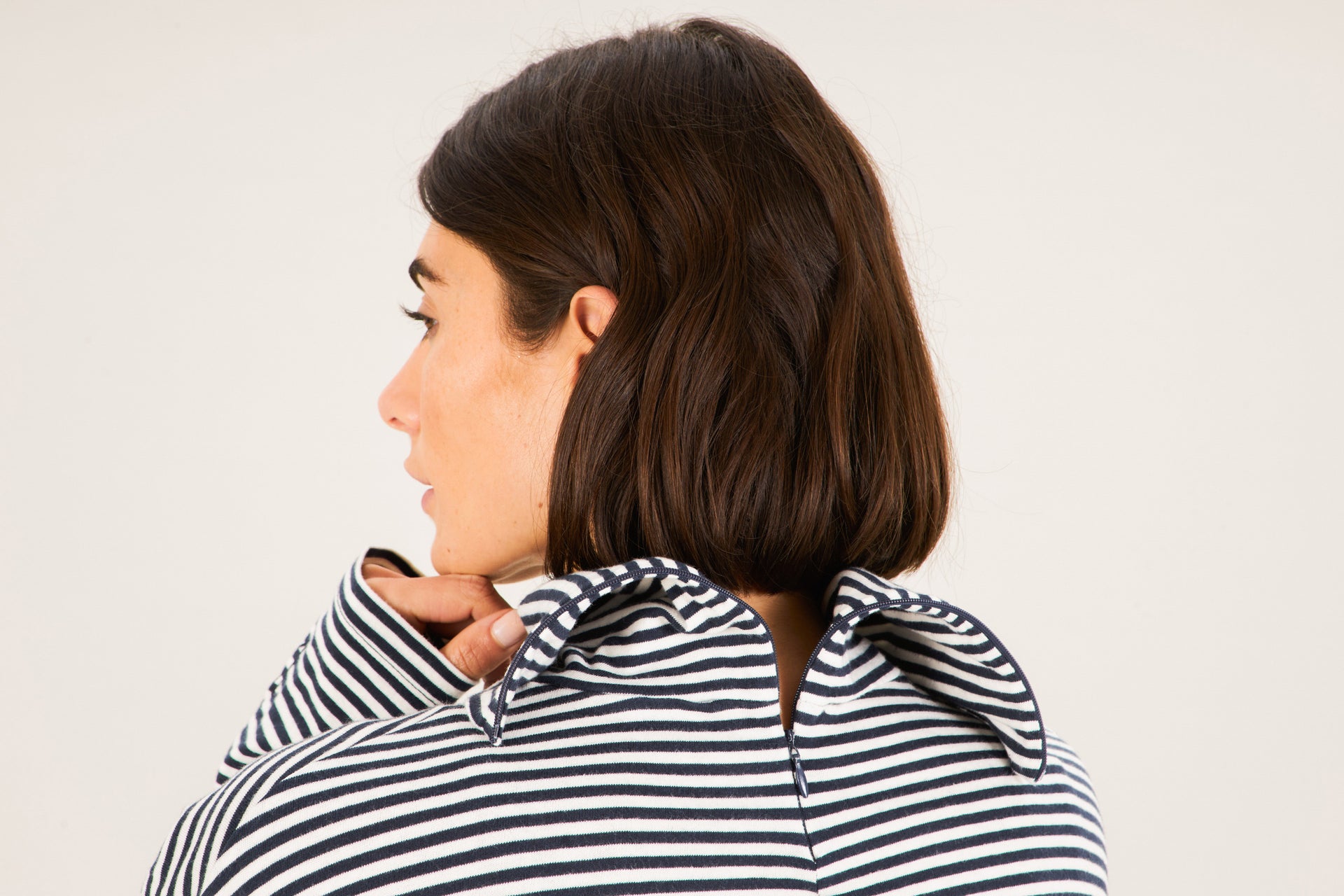 Striped longsleeve with turtleneck JULY