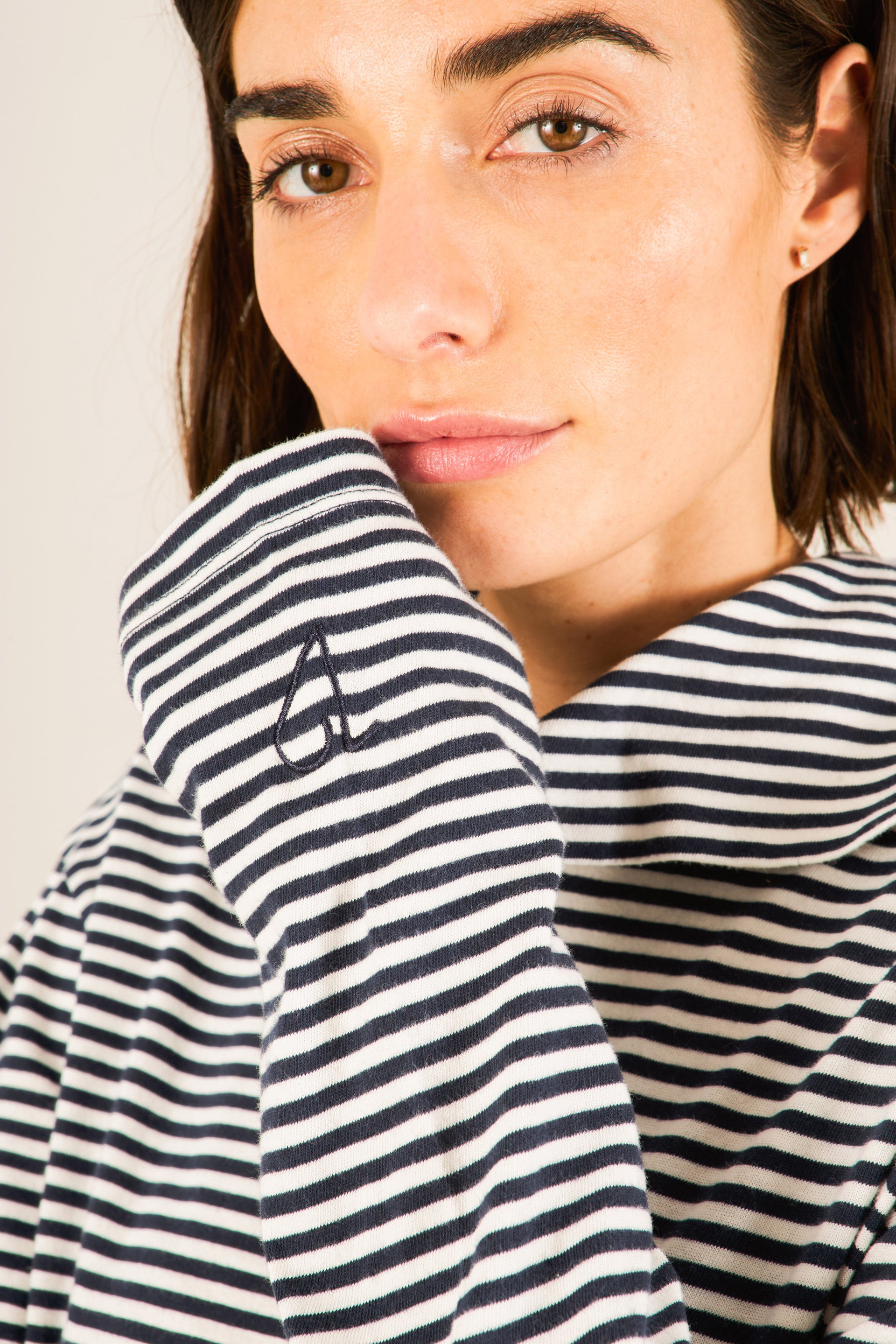 Striped longsleeve with turtleneck JULY